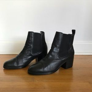 Vintage Leather Ankle Boots